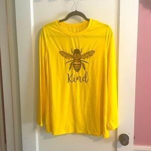 Bee Kind long sleeve t-shirt size L